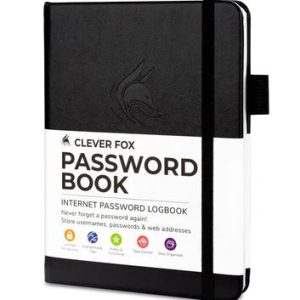 Password Book, Black