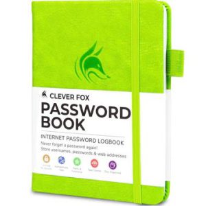 Password Book, Green