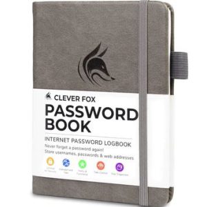 Password Book, Grey
