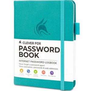 Password Book, Turquoise