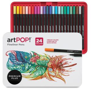 Fineliner Pens (Tin of 24)