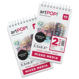 Mixed Media Pad 5.5 x 8.5” (Pack of 2)