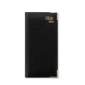 Lexicon Slim Week to View Diary with Appointments 2024 (Black)