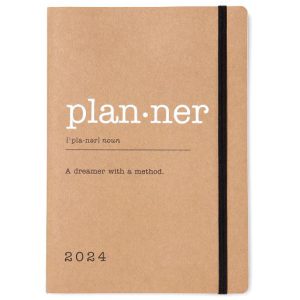 Eco Writers A5 Week to View Diary 2024 (Kraft)