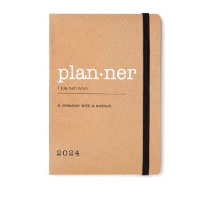 Eco Writers A6 Week to View Diary 2024 (Kraft)