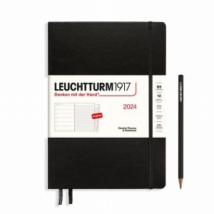 Weekly Planner & Notebook Composition (B5) 2024, with booklet