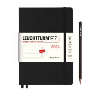 Weekly Planner Medium (A5) 2024, with booklet