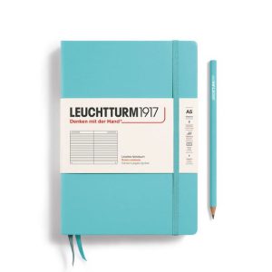 A5 Hardback – Aquamarine (ruled)