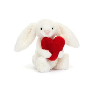 Bashful Red Love Heart Bunny (Small)
