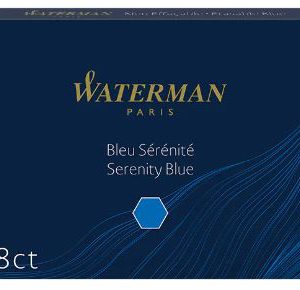 Waterman Long Cartridges-Serenity (Florida) Blue