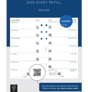 Week On One Page Refill 2025