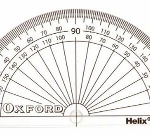 Helix 10cm 180 Degree Protractor