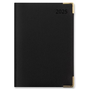 Connoisseur A5 Week to View Diary 2025 (Black)