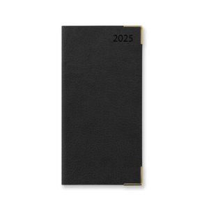 Connoisseur Slim Two Weeks to View Diary 2025 (Black)