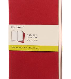 Large Cahier Journals (Pack of 3) – Plain