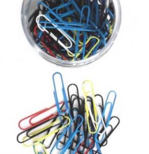 Colour Paperclips Tub x500