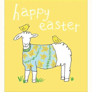 Lamb Wearing a Jumper – Pack of 5 Easter Cards