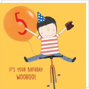 Yippie Birthday Card for Boys (Assorted Ages)