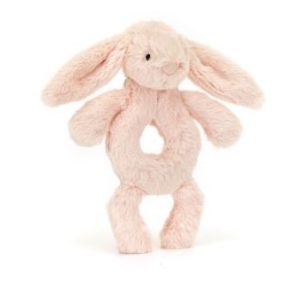 Bashful Blush Bunny Ring Rattle