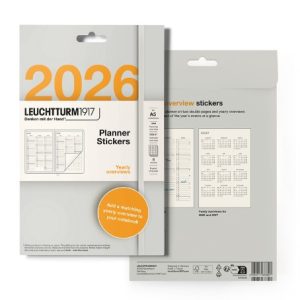Planner Stickers 2026, Yearly overviews