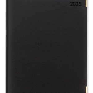 Connoisseur Quarto Week to View Diary with Appoint. (Black)