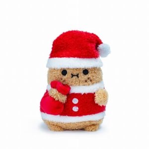 Santa Ricespud Mini Sitting Plush Toy