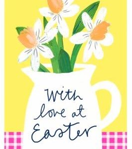 Daffodils Jug With Love At Easter
