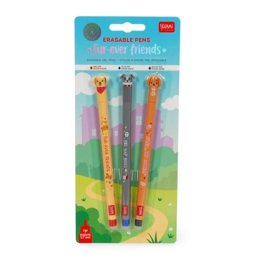 Fur-ever Friends Erasable Pens (Set of 3) - Image 2