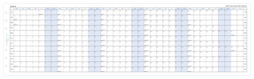 Horizontal Year Planner 2027 - Image 2