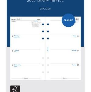 Week On Two Pages Refill 2027