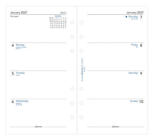 Week On Two Pages Refill 2027 - Image 2