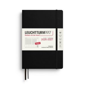 Academic 18 Month Week Planner – A5, Hardback