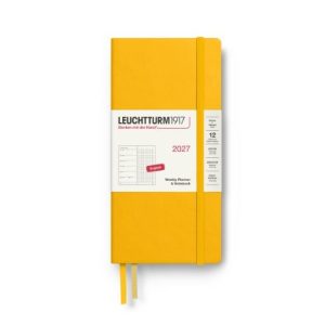 Weekly Planner & Notebook – Wallet, Hardback, Dotted