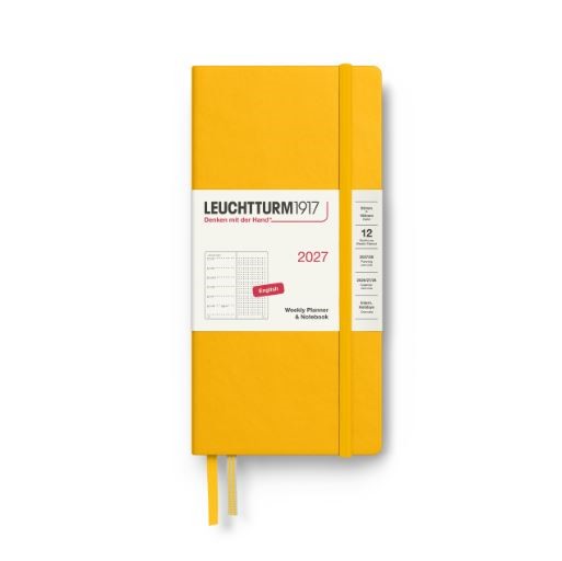 Weekly Planner & Notebook - Wallet, Hardback, Dotted