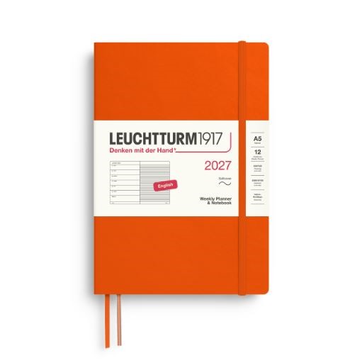 Weekly Planner & Notebook - A5, Softback