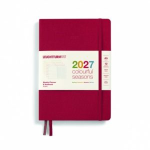 Colourful Seasons Weekly Planner & Dotted Notebook – A5