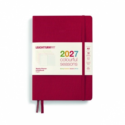 Colourful Seasons Weekly Planner & Dotted Notebook - A5