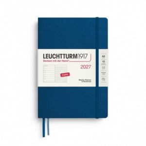 Weekly Planner & Notebook – A5, Hardback, Dotted