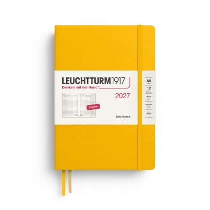 Daily Planner - A5, Hardback, Dotted