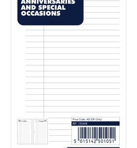 Birthdays, Anniversaries and Special Occasions Refill