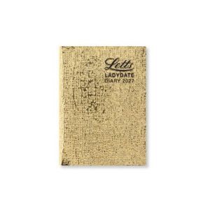Ladydate Mini Pocket Week to View Diary 2027 (Gold)