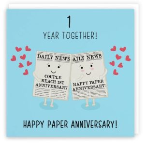 1st Anniversary – Paper