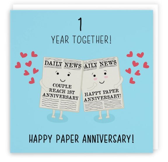 1st Anniversary - Paper