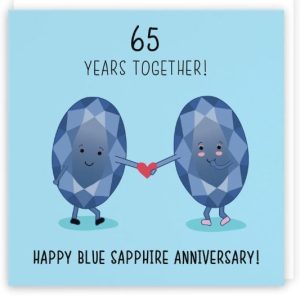 65th Anniversary – Blue Sapphire