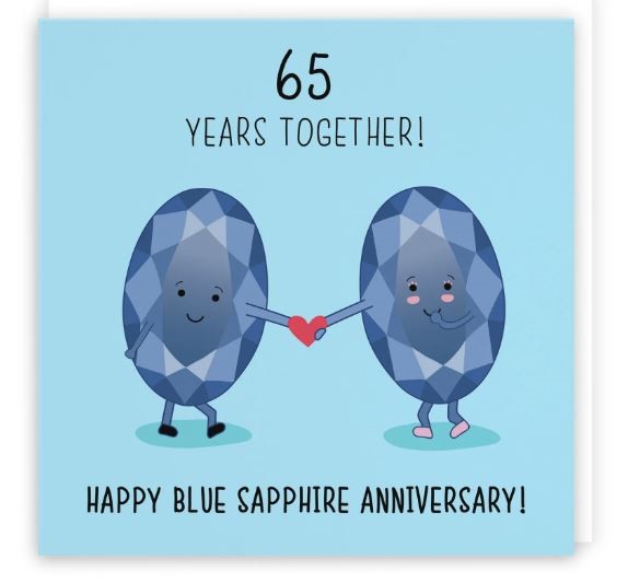 65th Anniversary - Blue Sapphire