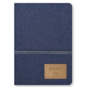 Denim A5 Week to View Diary 2027