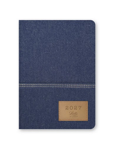 Denim A5 Week to View Diary 2027